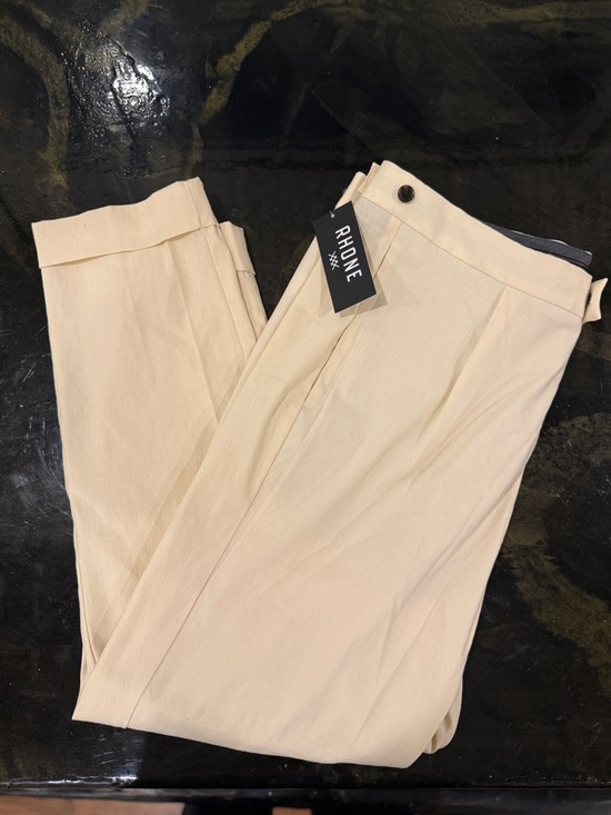 RHONE Other - RHONE Cream Linen Blend Trousers